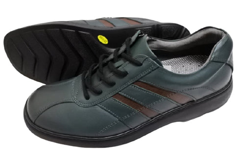 【HONTONIRAKUDA 330 ネイビー】ファスナー付きカジュアルウォーキングシューズ